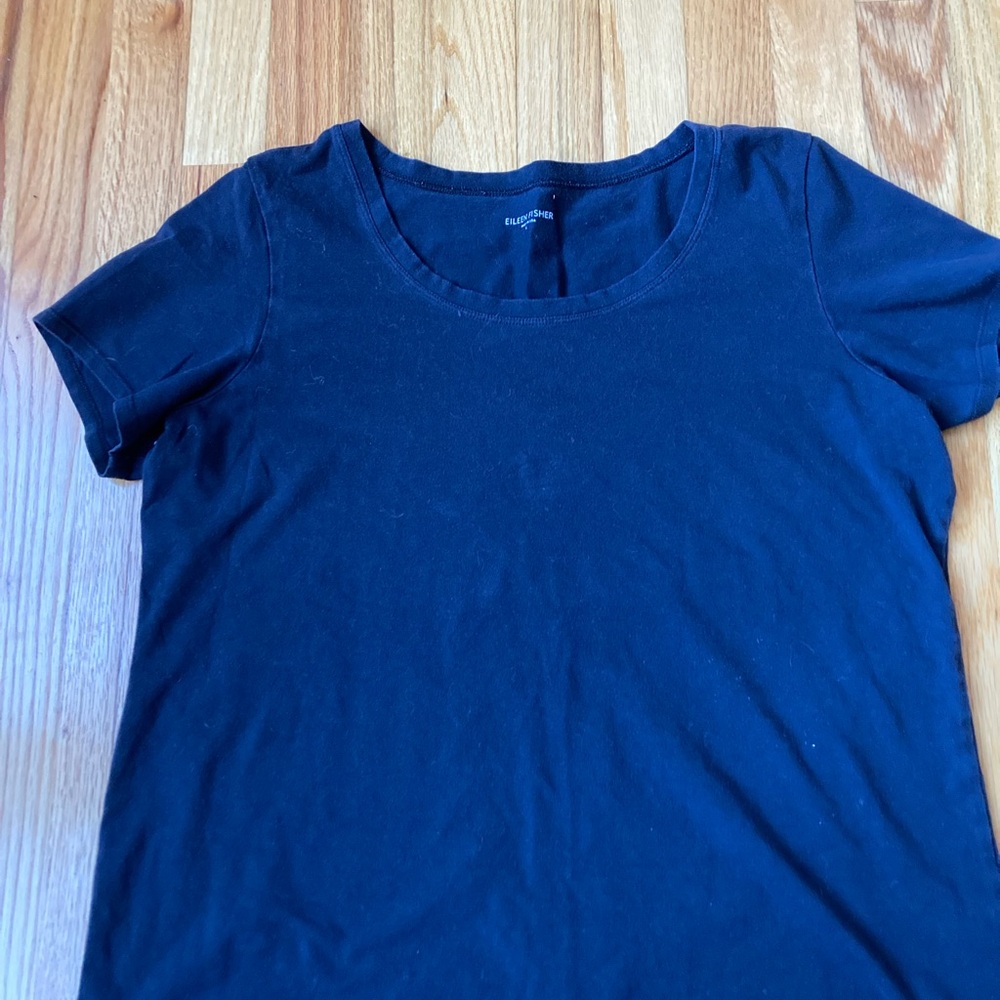 EUC Eileen Fisher Classic Black T-Shirt